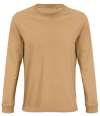 03982 Pioneer LSL SOL'S Unisex Pioneer Long Sleeve T-Shirt DARK BEIGE colour image